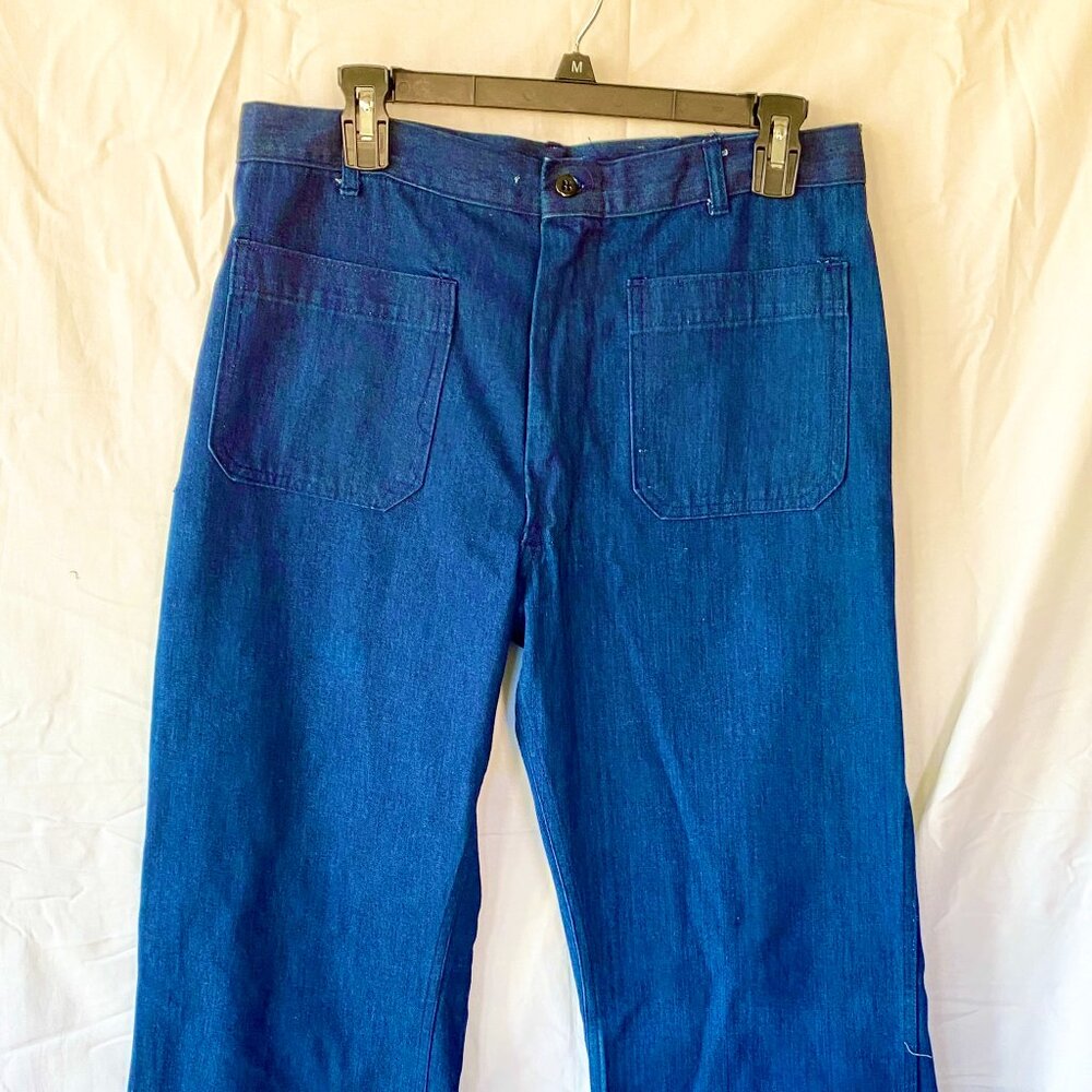 Authentic 1970s Seafarer utility jeans